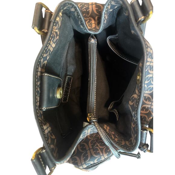 Fossil Signature Monogram Handbag w/Key Hang Tag - Picture 5 of 9